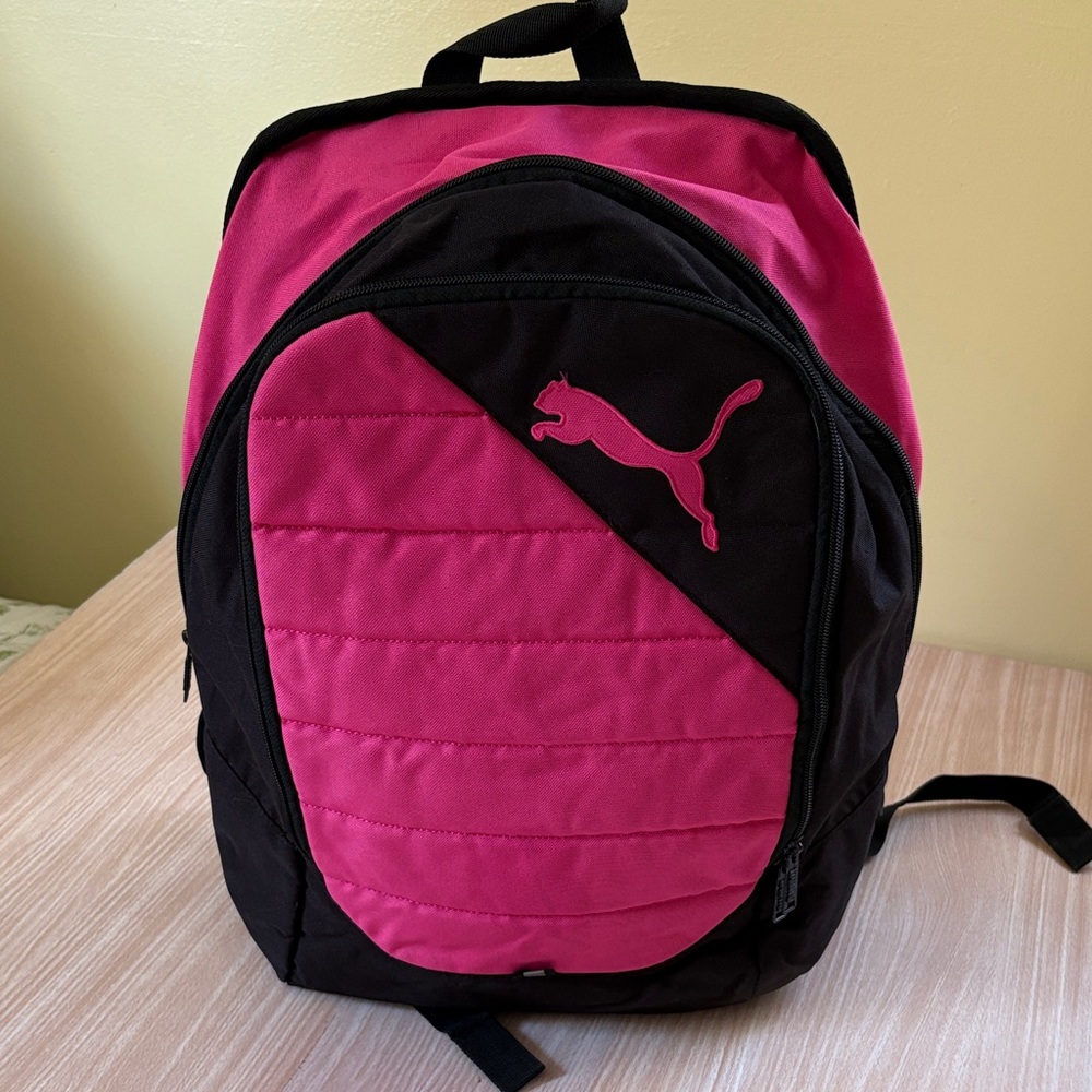 Puma backpack black pink